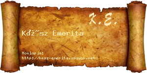 Kész Emerita névjegykártya